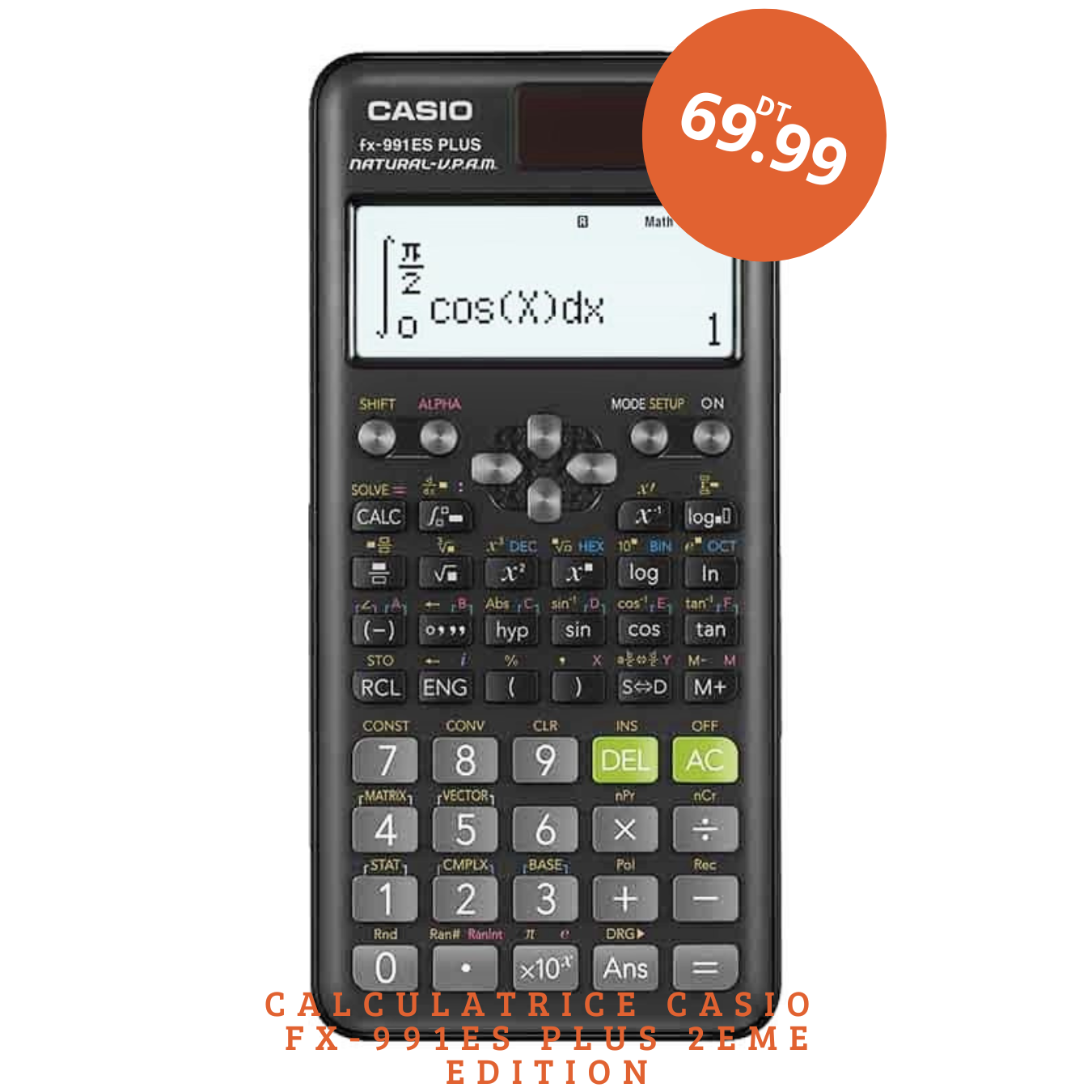 Image Calculatrice Casio Fx 991Es Plus 2Eme Edition