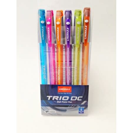 image Pack De Stylos De 6 Trio Dc Unimax