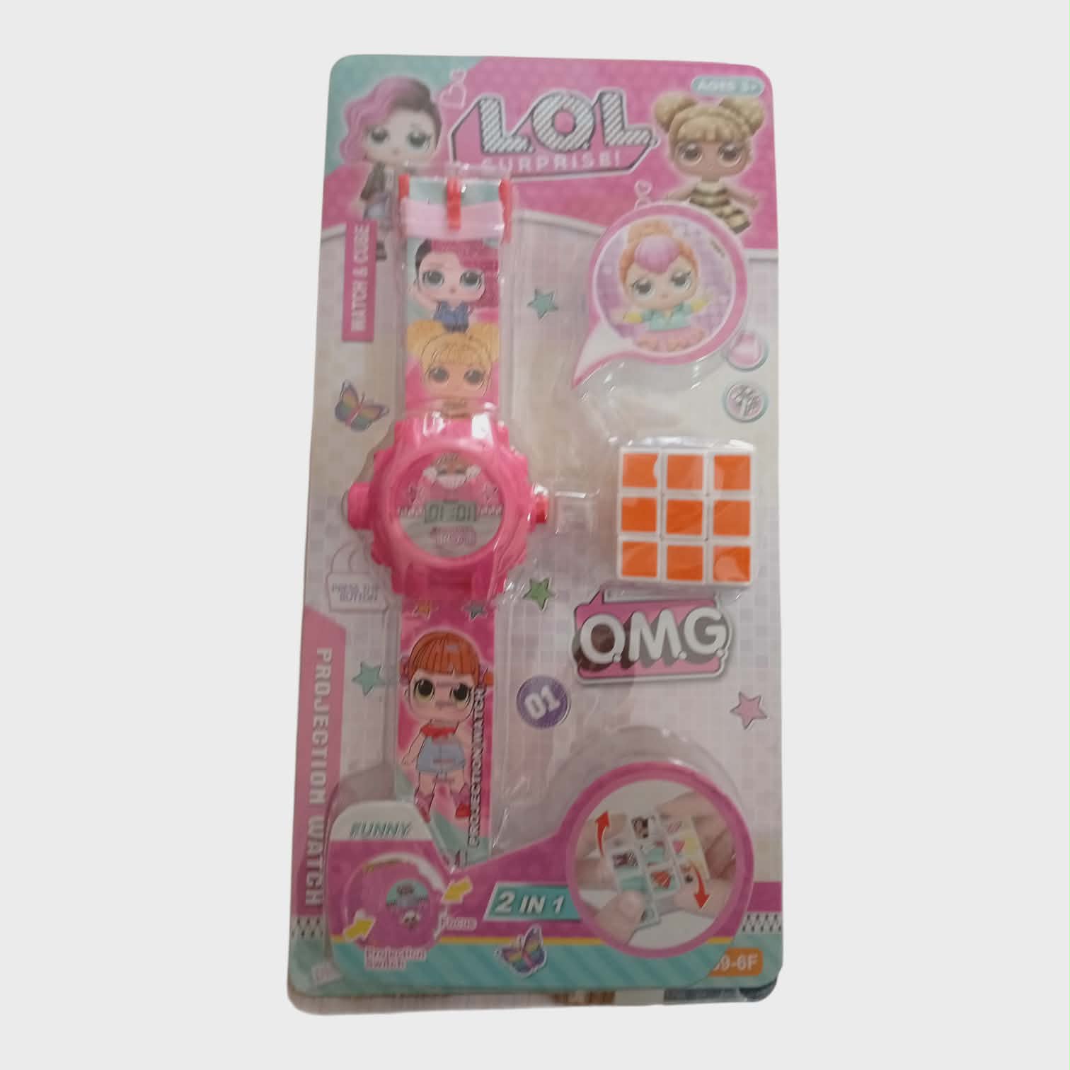 Image Montre Lol Surprise  Avec Projection + Robux Cube