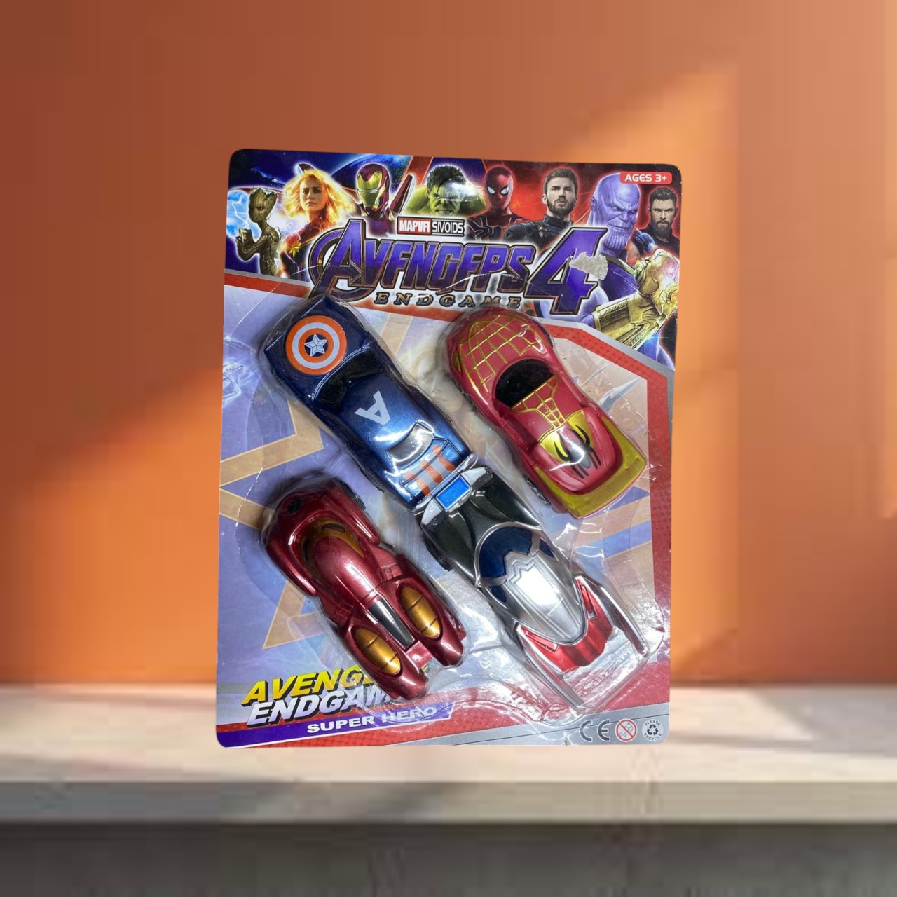 image Blister 4 Voitures Avengers No 546-1