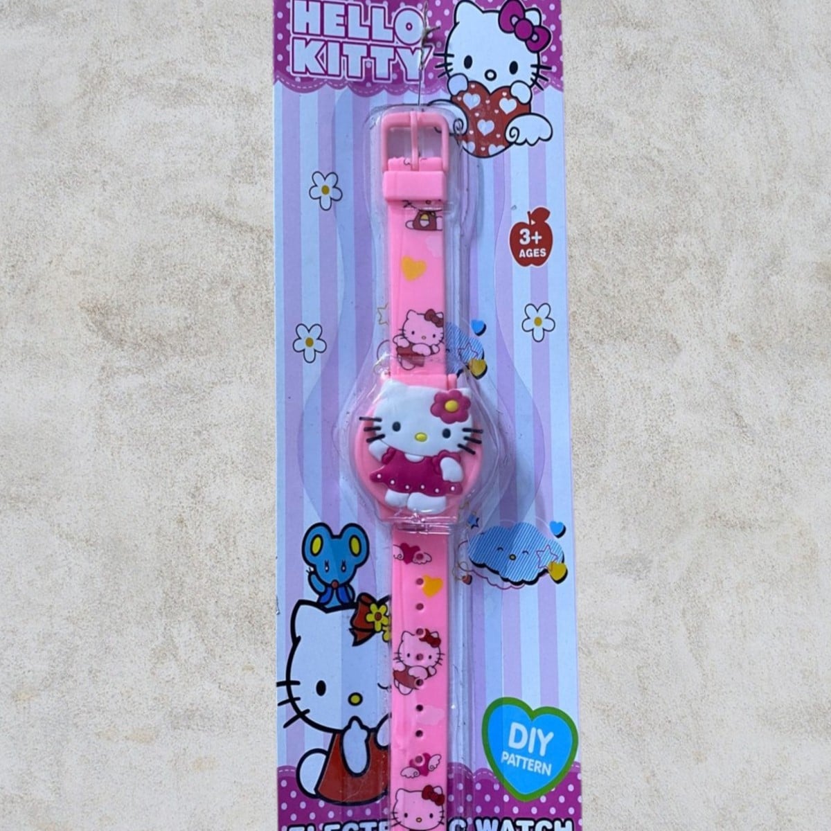 image Montre Hello Kitty Avec Cache