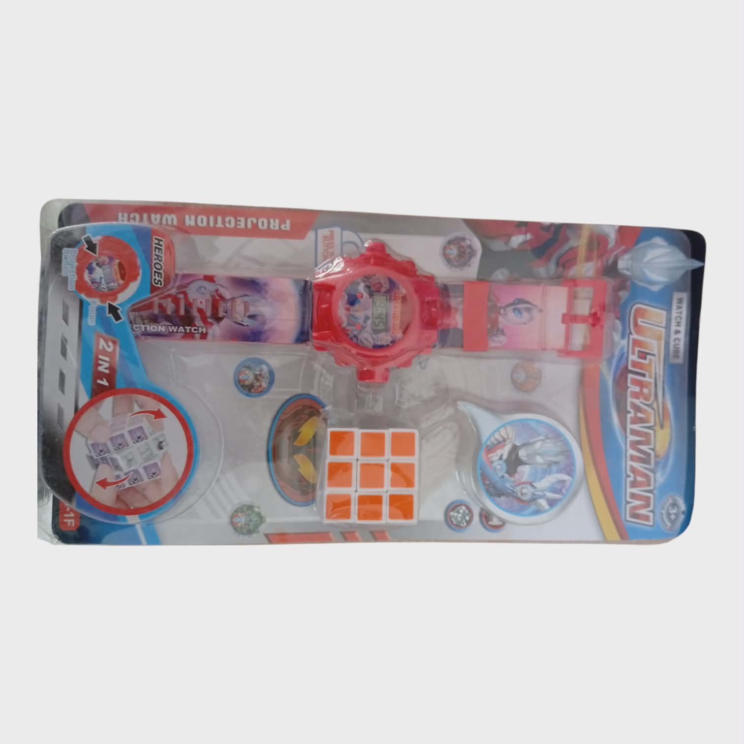 image Montre Ultra-Man  Avec Projection + Robux Cube