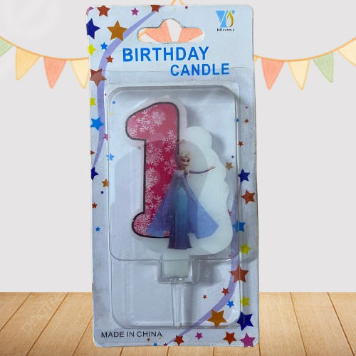 image Bougie Chiffre Avec Motif