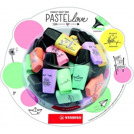 image Fluo De Poche Stabilo Boss Mini - Pastel Love