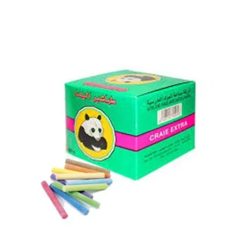 image Craie Panda De 80 Batons Couleur