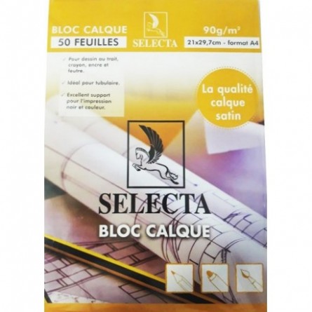 image Block Note Calque A4
