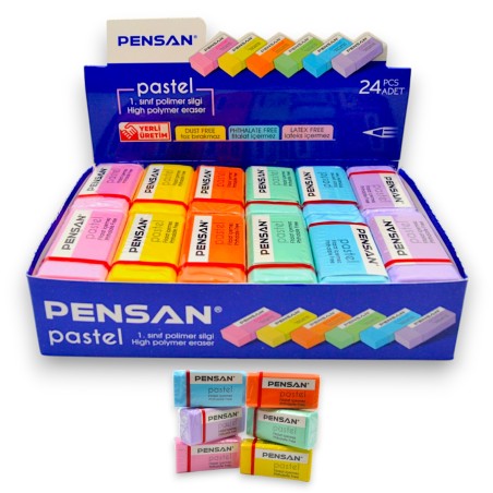 image Gomme Pensan Pastel Couleur