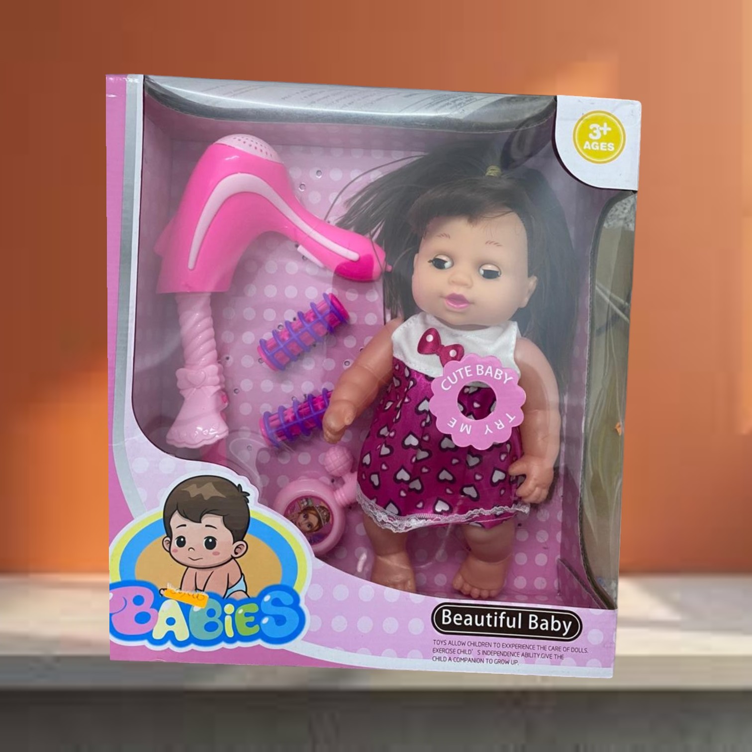 image Poupee Avec Sechoir