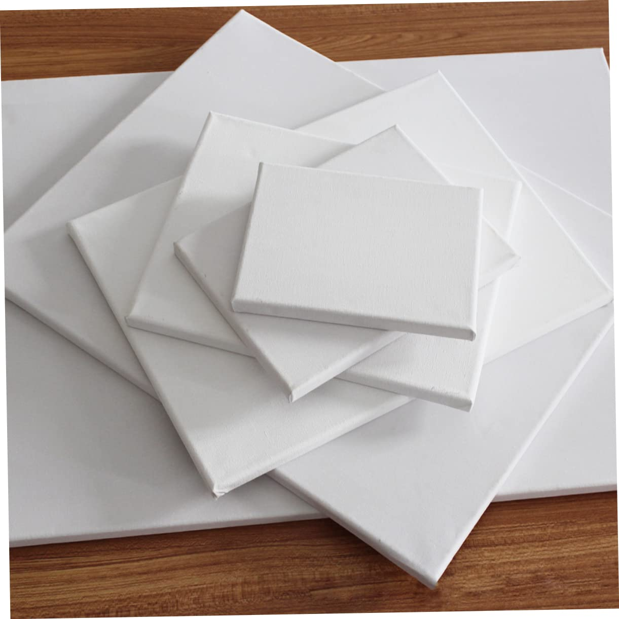image Tableau Toile Blanc 18*24 Cm
